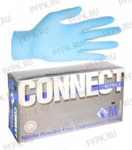 Перчатки нитриловые CONNECT (уп. 100шт./50пар) M (NITRILE) [1/10]
