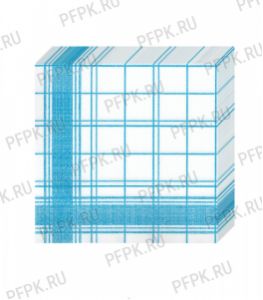 Салфетки бум. DESNA BOUQUET ORIGINAL de LUXE 33х33, 2-сл.,с рис. (20 листов) Скатерть льняная.Голубая [12/12]