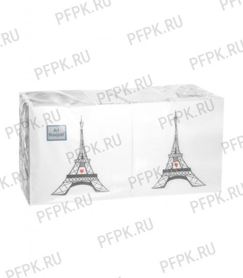 Салфетки бум. DESNA BOUQUET 20х20, 2-сл. (250 листов) Эйфелева башня [6/6]