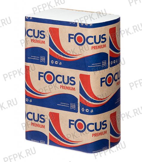 Полотенца бум. Z-слож. 2-сл. FOCUS PREMIUM (200 листов) (299-960/5069956) [12/12]