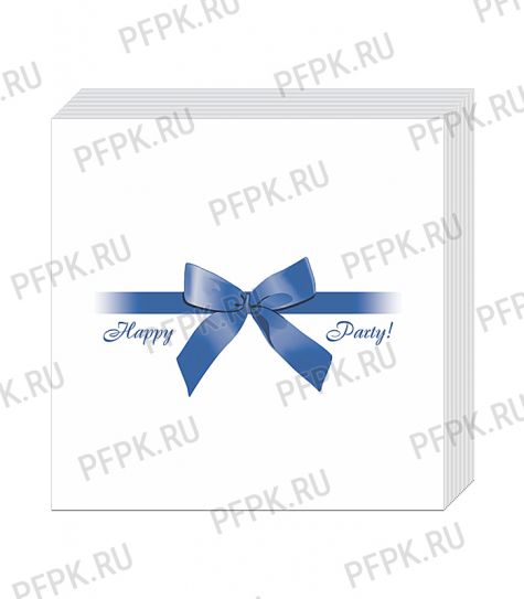 Салфетки бум. DESNA BOUQUET 20х20, 2-сл. (30 листов) Подарок синий [26/26]