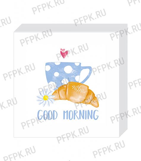 Салфетки бум. DESNA BOUQUET 20х20, 2-сл. (30 листов) Good morning [26/26]