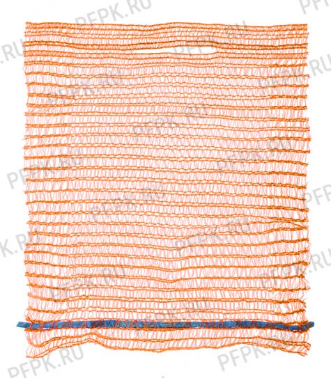 Сетки-мешки овощные 50х80 (до 40 кг) с завязками ОРАНЖЕВАЯ Т [100/2000]