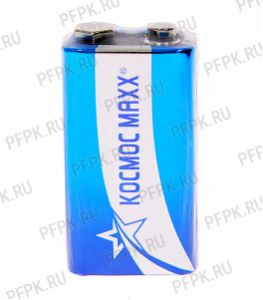 Батарейки КОСМОС MAXX 6F22 (Крона) солевые (спайка 1 шт) [1/400]