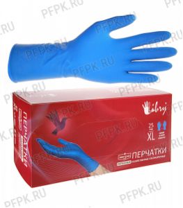 Перчатки латексные хозяйственные ультрапрочные LIBRY HIGH CLASS XL (KHR04ULT)(Бе..