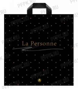 ПРЕМИУМ 40х40 (90 мкм) ПВД Персона (черный) [25/500]