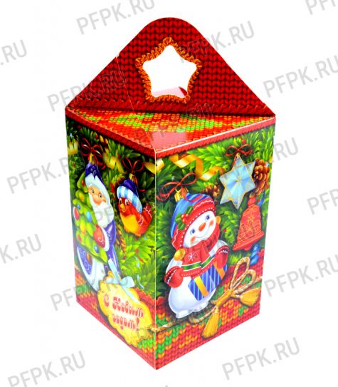 Коробка картон. 1000 гр Теплый подарок [1/275]