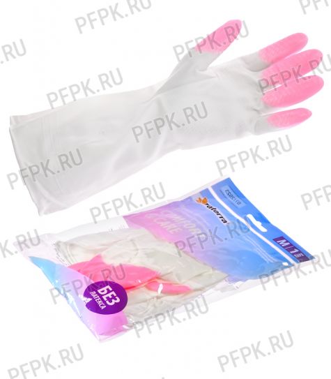 Перчатки виниловые PATERRA COMFORT AND CARE M (402-928)(Без ЧЗ) [1/24]