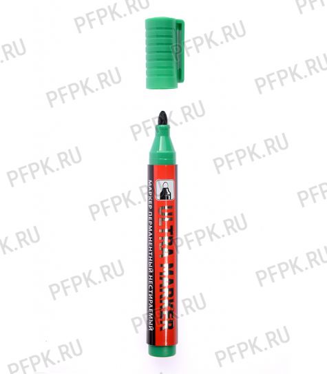 Маркер BRAUBERG ULTRA MARKER, круглый 3,5мм Зеленый (152-207) [12/1152]