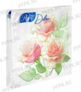 Салфетки бум. GRAND PERO DELUXE 33х33, 3-сл.,с рис. (20 листов) Гармония [12/12]