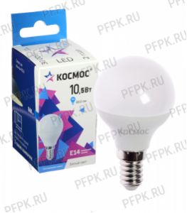 Лампа светодиодная Космос CN 10.5W E14 4500K LkecLED10.5wCNE1445 [10/80]