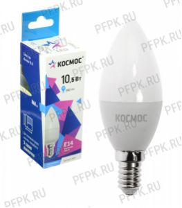 Лампа светодиодная Космос CN 10.5W E14 4500K LED10.5wCNE1445 [10/80]