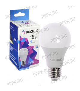 Лампа светодиодная Космос A60 15W E27 4500K LED15wA60E2745 [10/80]