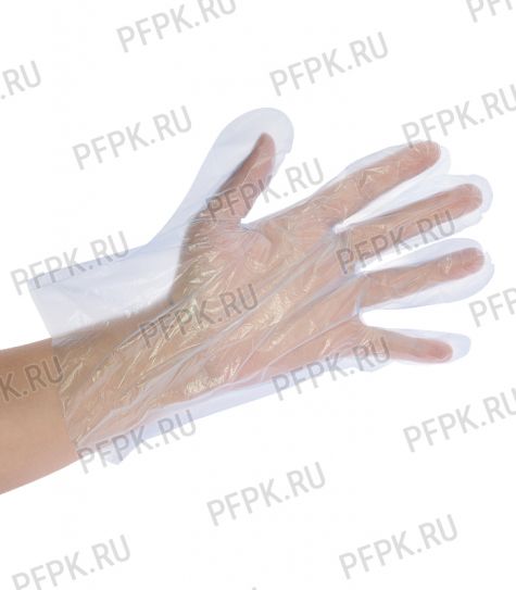 Перчатки полиэтиленовые синие (уп. 100 шт.) L [1/100]