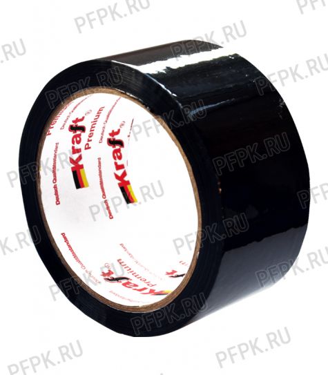 Клейкая лента 48х60 [43 мкм] ЦВ Арт.430300 Черный KRAFT [6/36]