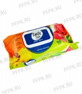 Салфетки влажн. Emily Style универсальные с клапаном (уп. 120 шт.) Тропик [1/14]