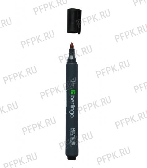 Маркер BERLINGO Multiline PE300, круглый 3мм Черный (293-552/BMc_16201) [12/576]