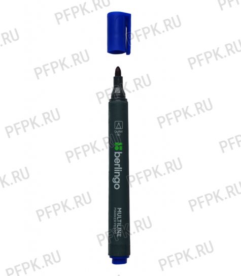 Маркер BERLINGO Multiline PE300, круглый 3мм Синий (293-551/BMc_16202) [12/576]