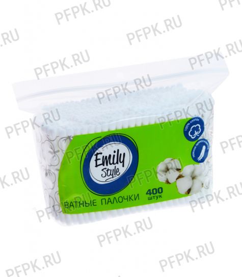 Ватные палочки Emily Style (пакет 400 шт) [1/24]
