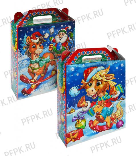 Коробка картон. 1000 гр Лыжню [1/175]