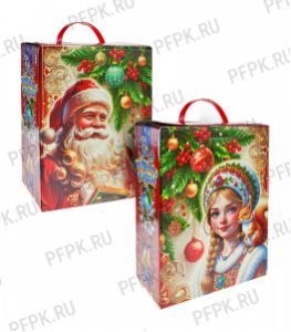 Коробка картон. 2500 гр Волшебство (комплект+ручка и замок) [1/50]