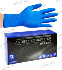 Перчатки латексные HIGH RISK (Хай риск) XL (400-403)(Без ЧЗ) [25/250]