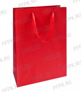 Сумочка бумажная 25х36х10 МЕГА (SPL) SPL26 Red [10/200]