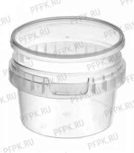 Банка ПП 250мл, д-р 95мм (с крышкой) Прозрачная арт.1229КП [160/160]