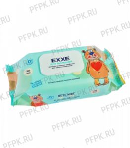 Салфетки влажн. ЧЗ EXXE BABY детские с клапаном (уп. 100 шт.) [1/12]