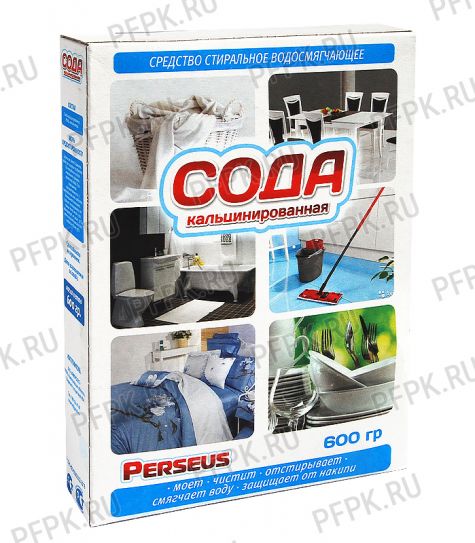 Сода кальцинированная ЧЗ PERSEUS 600гр (в коробке) Средство стиральное водосмягчающее [1/28]