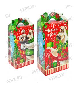 Коробка картон. 800 гр Мишка [1/275]