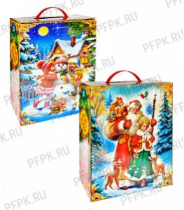 Коробка картон. 2500 гр Забавы (комплект+ручка и замок) [1/50]
