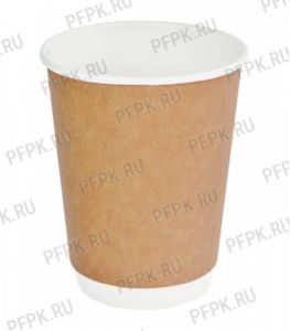 Стакан 300 мл бумажный 2-х сл. КРАФТ [25/500]