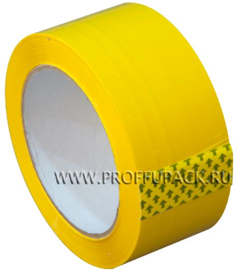 Клейкая лента 48х95 [45 мкм] ЦВ Арт.450505/430505 Желтая [6/36]