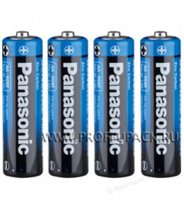 Батарейки PANASONIC R6 (AA) солевые (спайка 4 шт) General Purpose [60/600]
