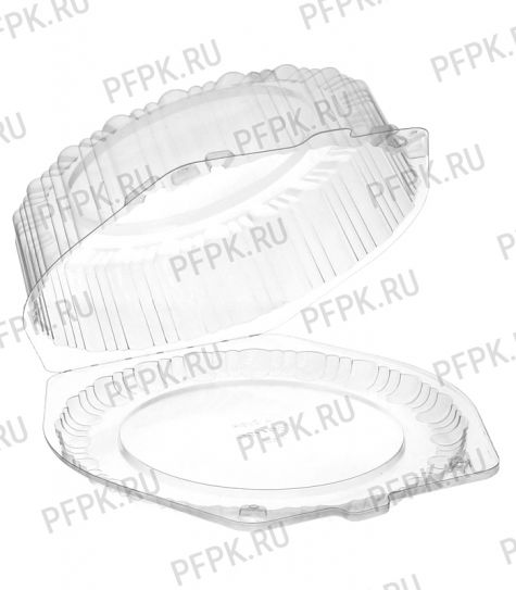 Тортница круг. d196мм Т-210Н (Т) РАКУШКА h55мм КОМУС ПС V1650мл [1/200]