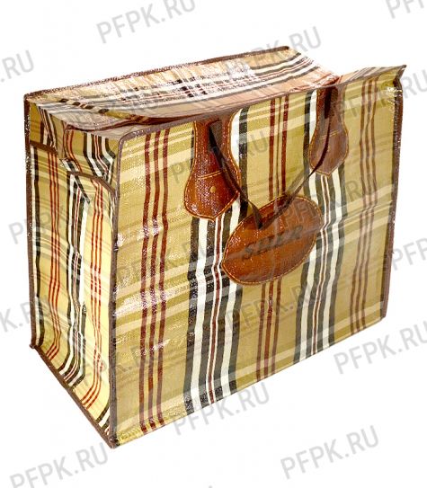 Хозяйственная сумка с молнией, №4 (64+32x51+32) С РИСУНКОМ Темная клетка [1/24]