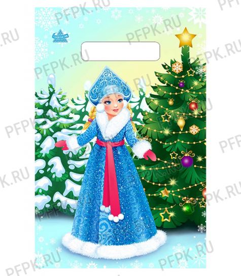 НГ БУТИК проруб. 20х30 (30 мкм) ПВД, ТИКО Внучка Мороза [100/3000]